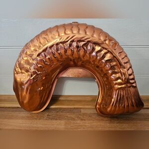 Copper Fish Mold Decorative Home Accent